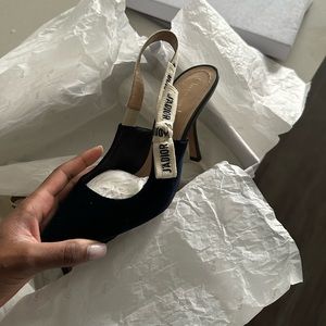 Dior sling back pumps